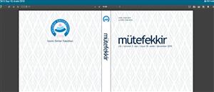 İİF’nin Mütefekkir Dergisi, ULAKBİM TR Dizin’de