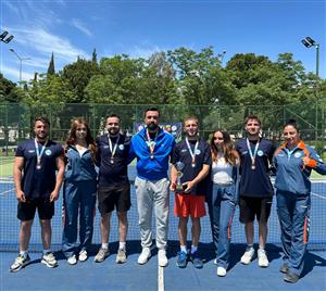 ASÜ Erkek Tenis Takımı Türkiye Şampiyonası'nda üçüncü oldu